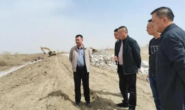 市县联合督查指导高台县防汛抗旱工作
